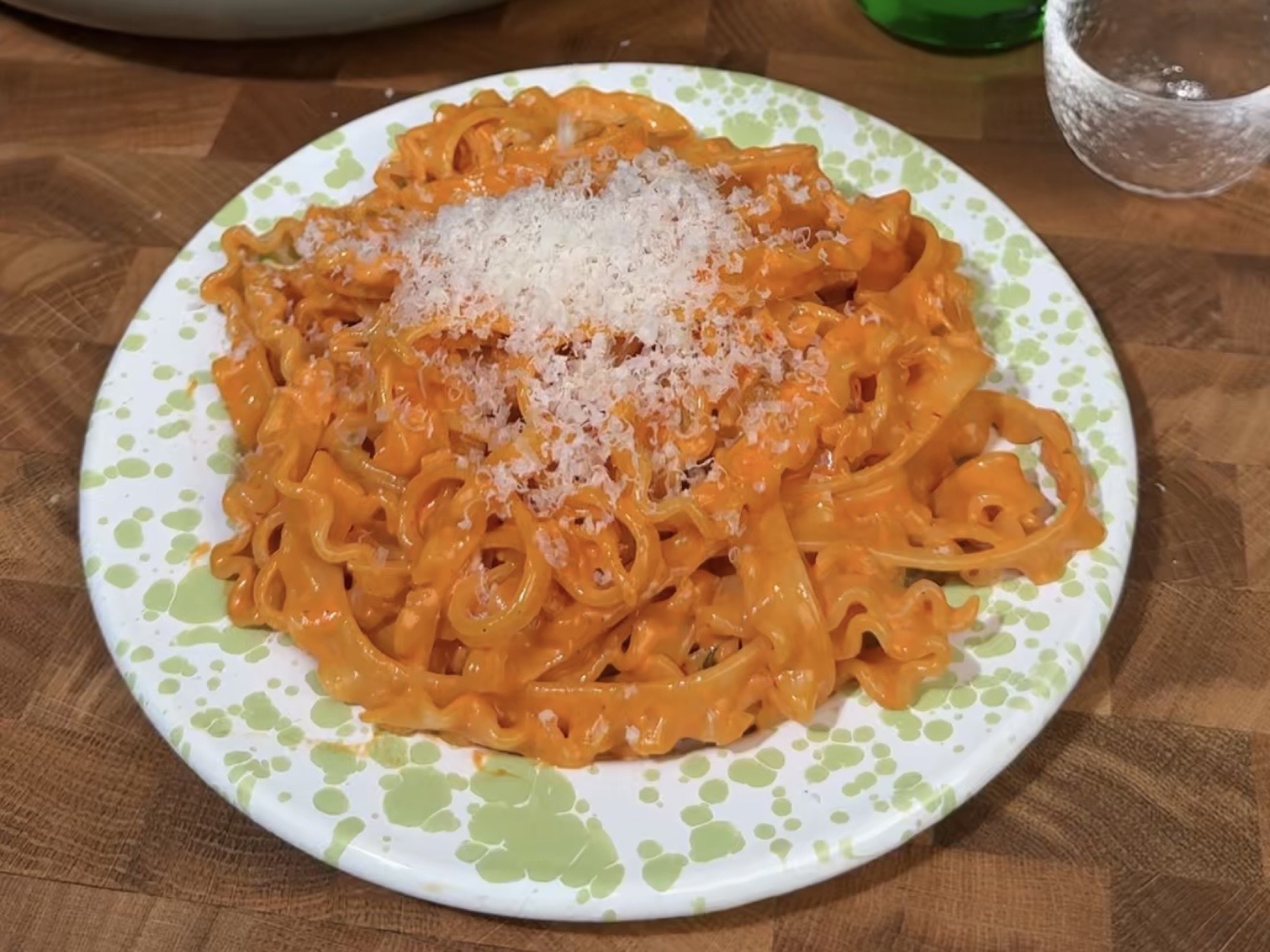 Creamy Korean Kimchi Pasta