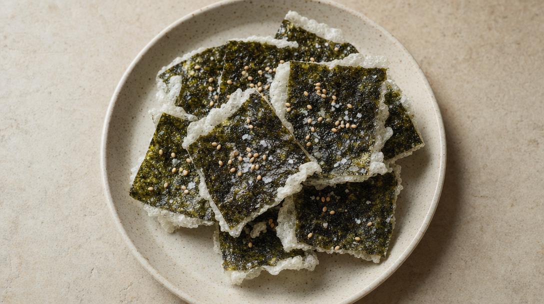 Crispy Rice Paper Seaweed Chips